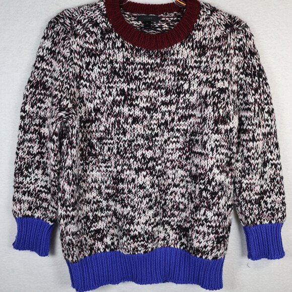 J. Crew Sweaters - J.Crew Sweater Marled Colorblock Crew Neck Size Medium